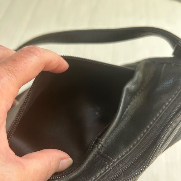 Fossil Vintage Black Leather Crossbody Bag - Picture 11 of 11